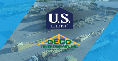 US LBM and Deco Truss logos
