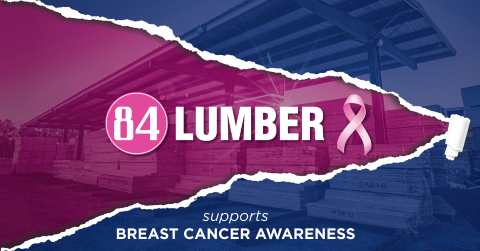 84 Lumber Supports Breast Cancer Awareness image
