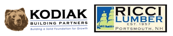 Kodiak Building Partners and Ricci Lumber Logos
