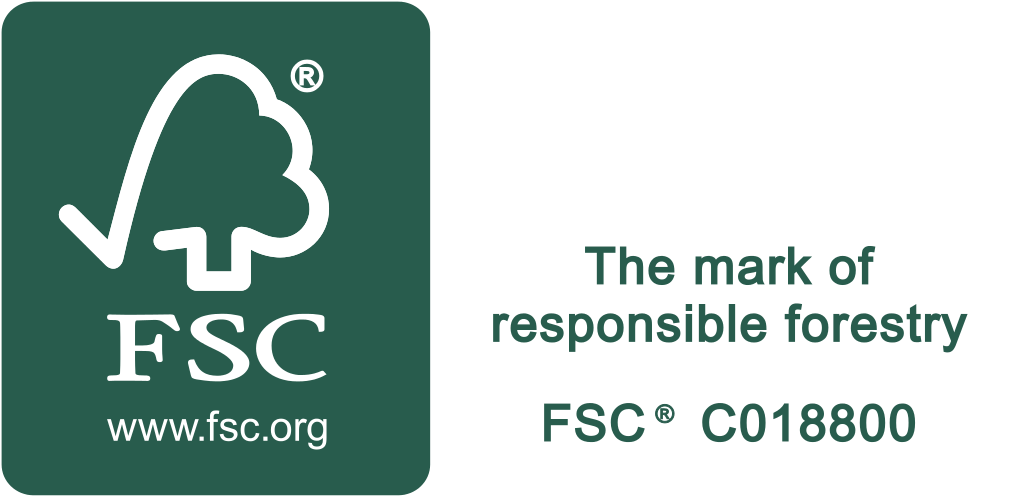Forest Stewardship Council® (FSC®) certification (FSC® C018800)