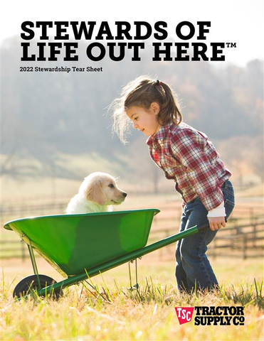 Stewards of Life Out Here image - Tractor Supply - Lumber Retail