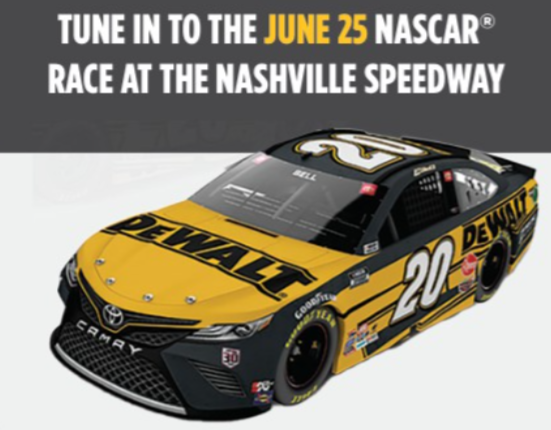 DEWALT No. 20 Race Car photo