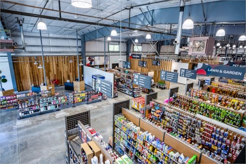 Photo of Brownes Home Center interior (photo credit: Fox and Fern Photography)