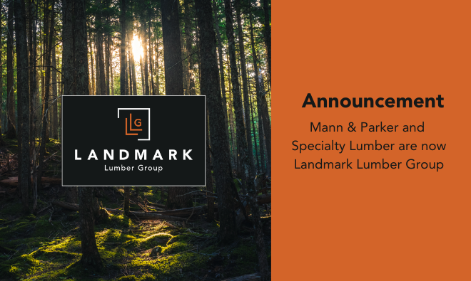 Landmark Lumber Group Merger Announcement graphic