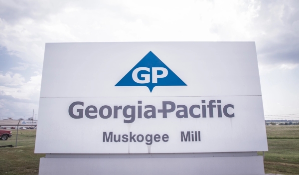 Muskogee Mill Sign - Georgia-Pacific