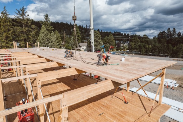 Timberlab - Mass Timber Construction Site