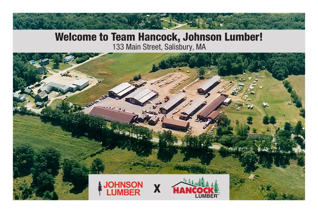 Hancock Lumber to acquire Johnson Lumber