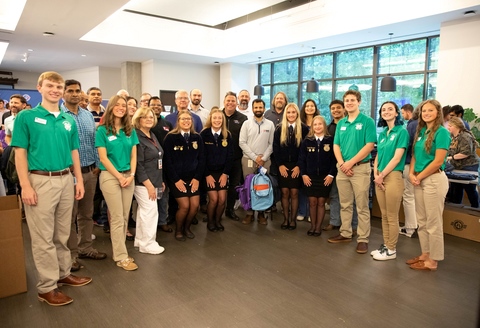 Launching the second year of the company's Hometown Heroes initiative, Tractor Supply Team Members, FFA students and 4-H volunteers join Fort Campbell service members to pack backpacks for military children in partnership with Operation Homefront.