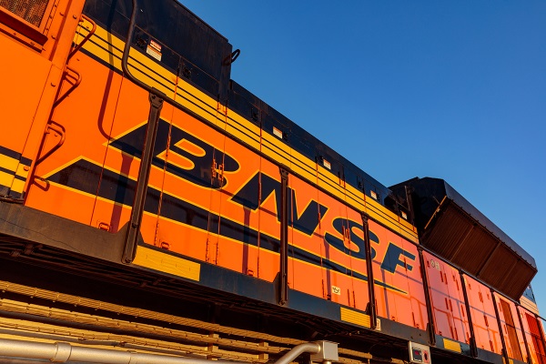BNSF Close Up Train