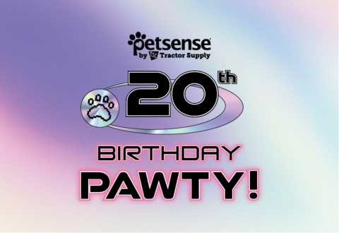 Petsense by Tractor Supply celebrates two decades of serving pets out here with month-long celebration highlighting nearly $1 million in donations to local animal shelters this year, a new national campaign with K9s For Warriors, in-store discounts, weekly giveaways and more.