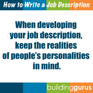 Building Gurus: How to Write a Job Description