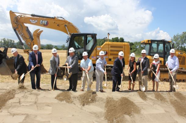More than 50 attendees joined LP, Steuben County IDA, and Empire State Development for a groundbreaking ceremony.