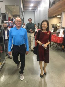 Congresswoman Steel tours Ganahl Lumber’s store in Costa Mesa, CA