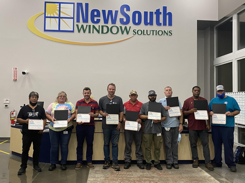 PGT Innovations truck drivers for the company’s NewSouth Window Solutions